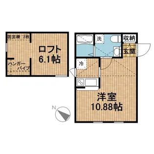 プリマさくらの丘【2階】の間取り