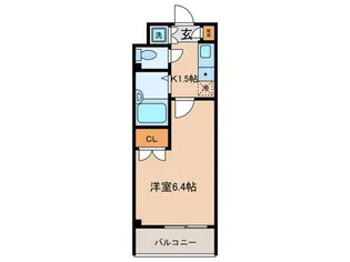 グレ-ス早稲田【8階】の間取り