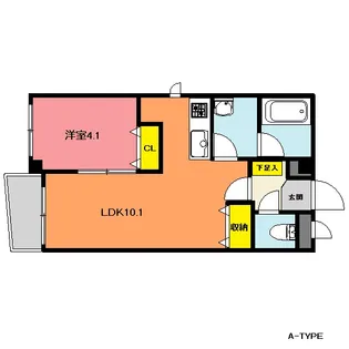 Dwell in アネックス【1階】の間取り