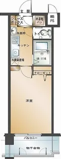エンクレスト大手門II【8階】の間取り