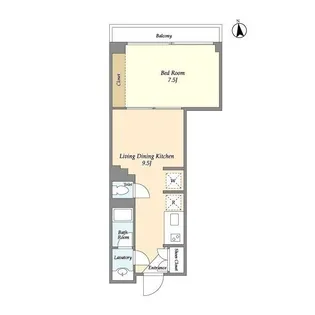 バウムプラッツ【5階】の間取り