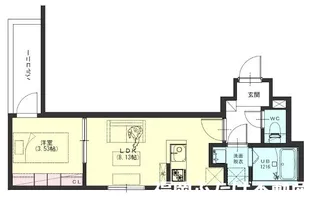 M-STAGE桜並木駅前【2階】の間取り
