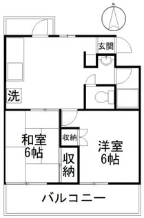 ヒルズ司II【2階】の間取り
