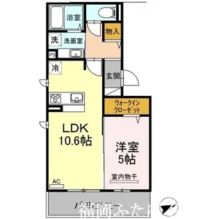 シャトーブリアン【2階】の間取り