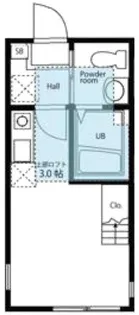 ハーミットクラブハウス菊名IIIB棟【2階】の間取り