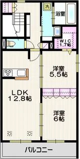 ルーチェ スギヤマ【2階】の間取り