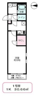 メゾンアマーレ【1階】の間取り
