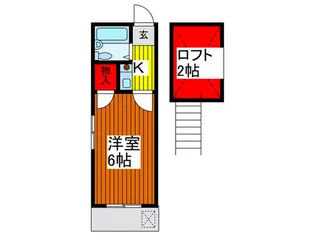 ハウスユキ【1階】の間取り