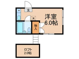 マインドパレス常盤台【1階】の間取り