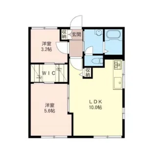 ルミエール泉B【1階】の間取り