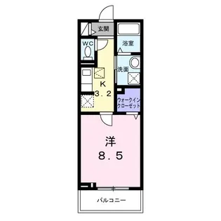 ハイドレンジア くずは【1階】の間取り