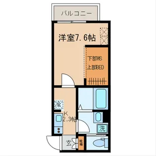 Belle Vue Shirokane【1階】の間取り