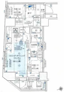 グローリオ新宿夏目坂【7階】の間取り