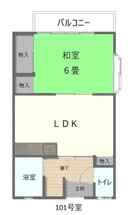 リュミエール・東金B棟【1階】の間取り