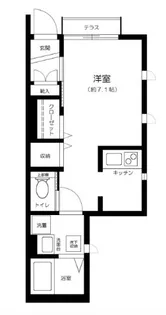 エトワール四谷【1階】の間取り