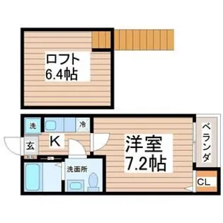 グランコンフォール宮城野【1階】の間取り