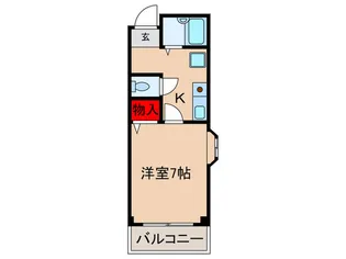 リバティハイム櫻井II【2階】の間取り