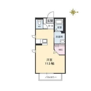 シャーメゾン エミナンス【1階】の間取り