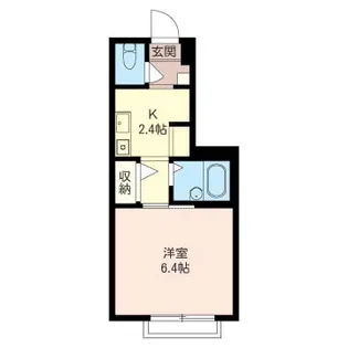 プレミール西荻【1階】の間取り