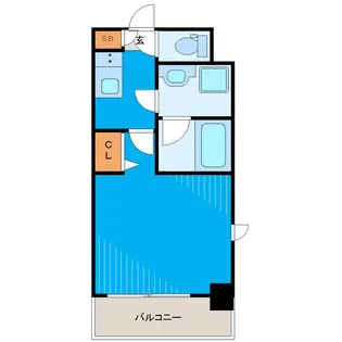 ガーラ・プレシャス高輪台【5階】の間取り