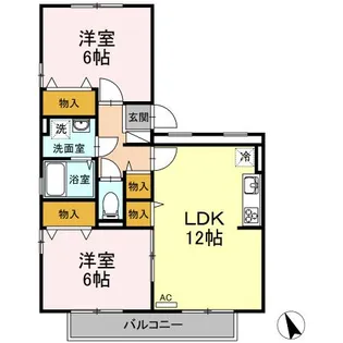 アルシオネ壱番館【3階】の間取り