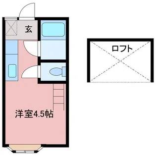 ペピタシティサイド【1階】の間取り