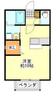 レポスアール【2階】の間取り