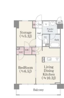 プロスペラール シーティオ【3階】の間取り