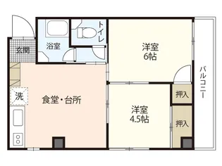 松尾ビル(東観音町)【4階】の間取り