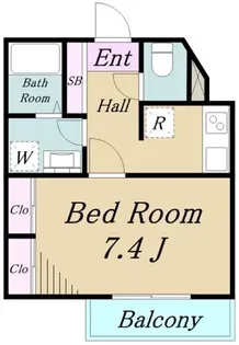 ザ・パーククロス大山【1階】の間取り