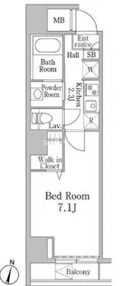 VAINQUEUR iwamotocho【3階】の間取り