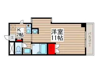 TONBOマンション【1階】の間取り