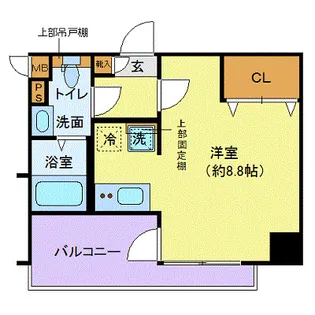 ディアレイシャス木場公園【6階】の間取り