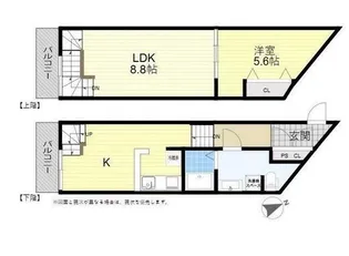 REGINA滝尾【2階】の間取り