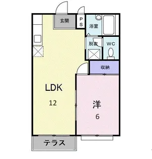 ニューシティーB【1階】の間取り