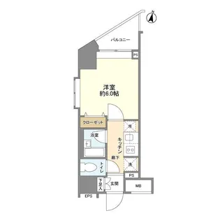 文京春日プラッツ【10階】の間取り