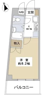 ティオ呉羽【2階】の間取り