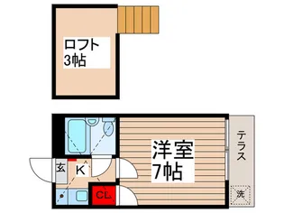 ラシャンス【1階】の間取り