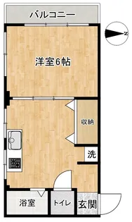 石留ビル【4階】の間取り