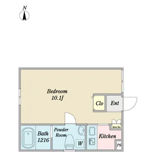レプレ大島【1階】の間取り