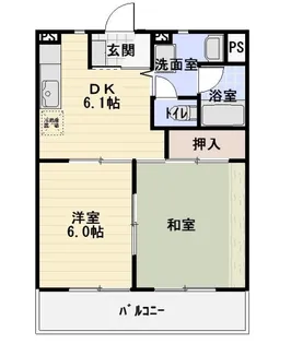 リヴィエールII【1階】の間取り