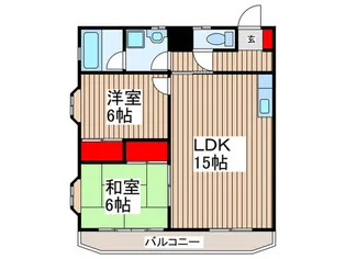 エステ-トナカムラ【2階】の間取り