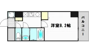 シャトー西天満【5階】の間取り