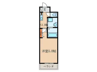Bene川宮【3階】の間取り