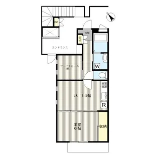 バース十日市場【1階】の間取り