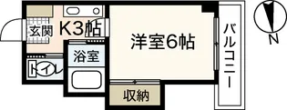 ベン・レジデンス【4階】の間取り