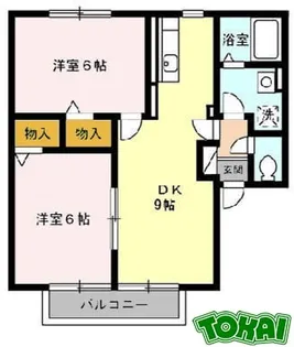 シャルム【1階】の間取り