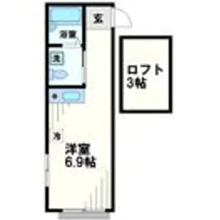 JAMY白楽【2階】の間取り