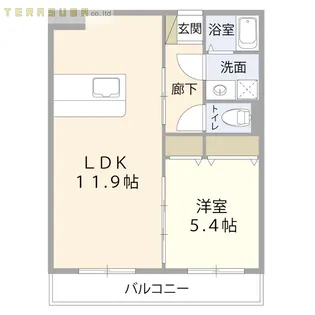 フラーレンL【4階】の間取り