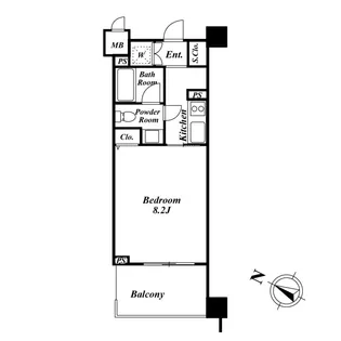 KDXレジデンス品川シーサイド【4階】の間取り